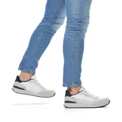 Rieker Men'S Sneaker Low Pearl-White Grey
