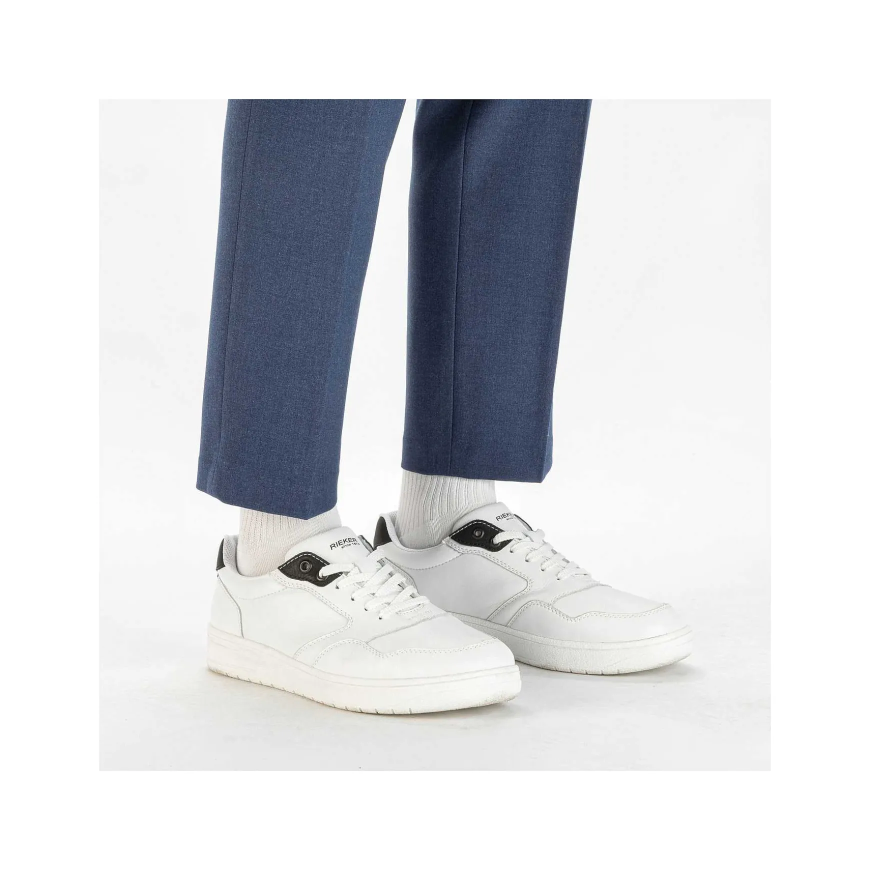 Rieker Men'S Sneaker Low Pure White