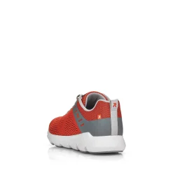 Rieker Men'S Sneaker Low Rust-Orange Grey