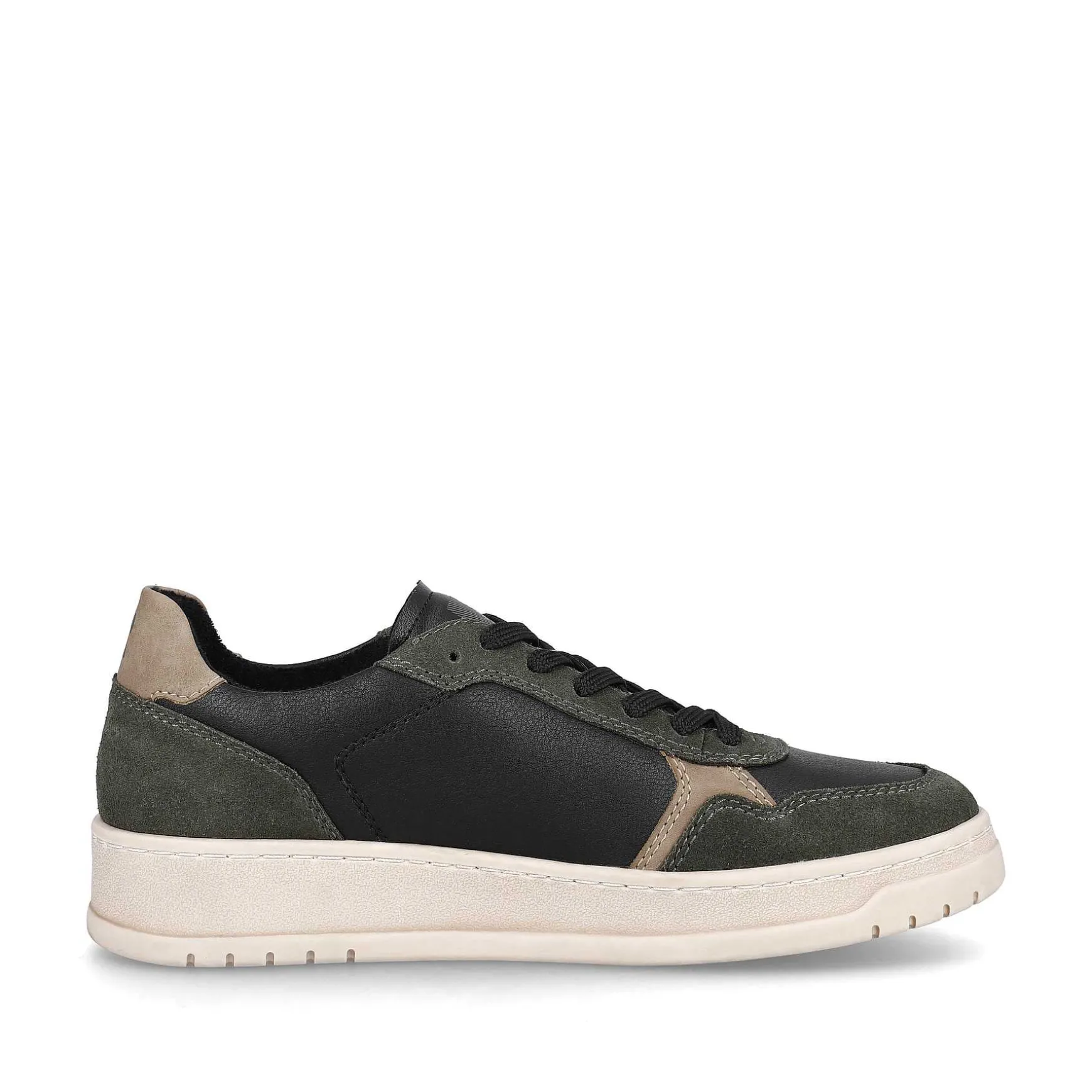 Rieker Men'S Sneaker Low Steel-Black Forest-Green