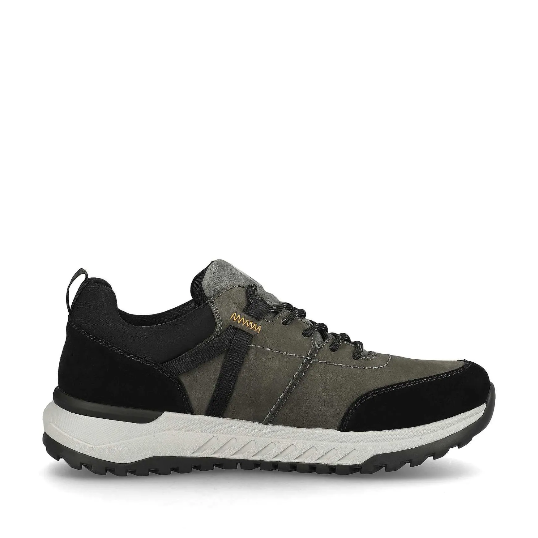 Rieker Men'S Sneaker Low Steel-Grey Deep-Black