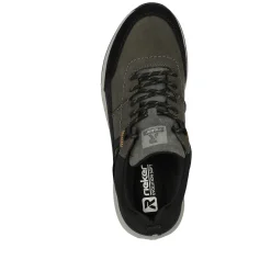 Rieker Men'S Sneaker Low Steel-Grey Deep-Black