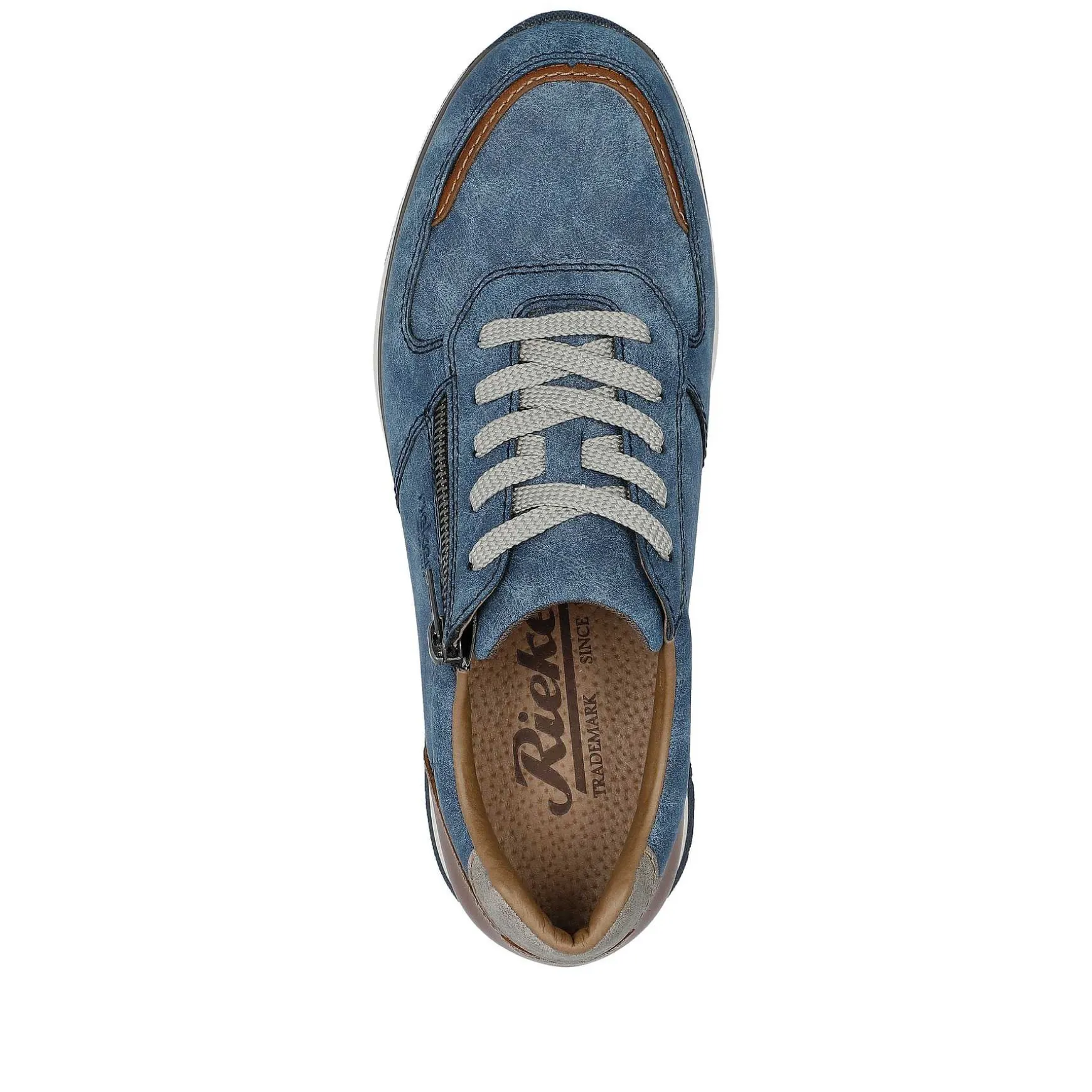 Rieker Men'S Sneaker Low Slate Blue