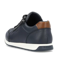 Rieker Men'S Sneaker Low Steel Blue