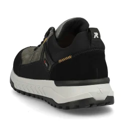 Rieker Men'S Sneaker Low Steel-Grey Deep-Black