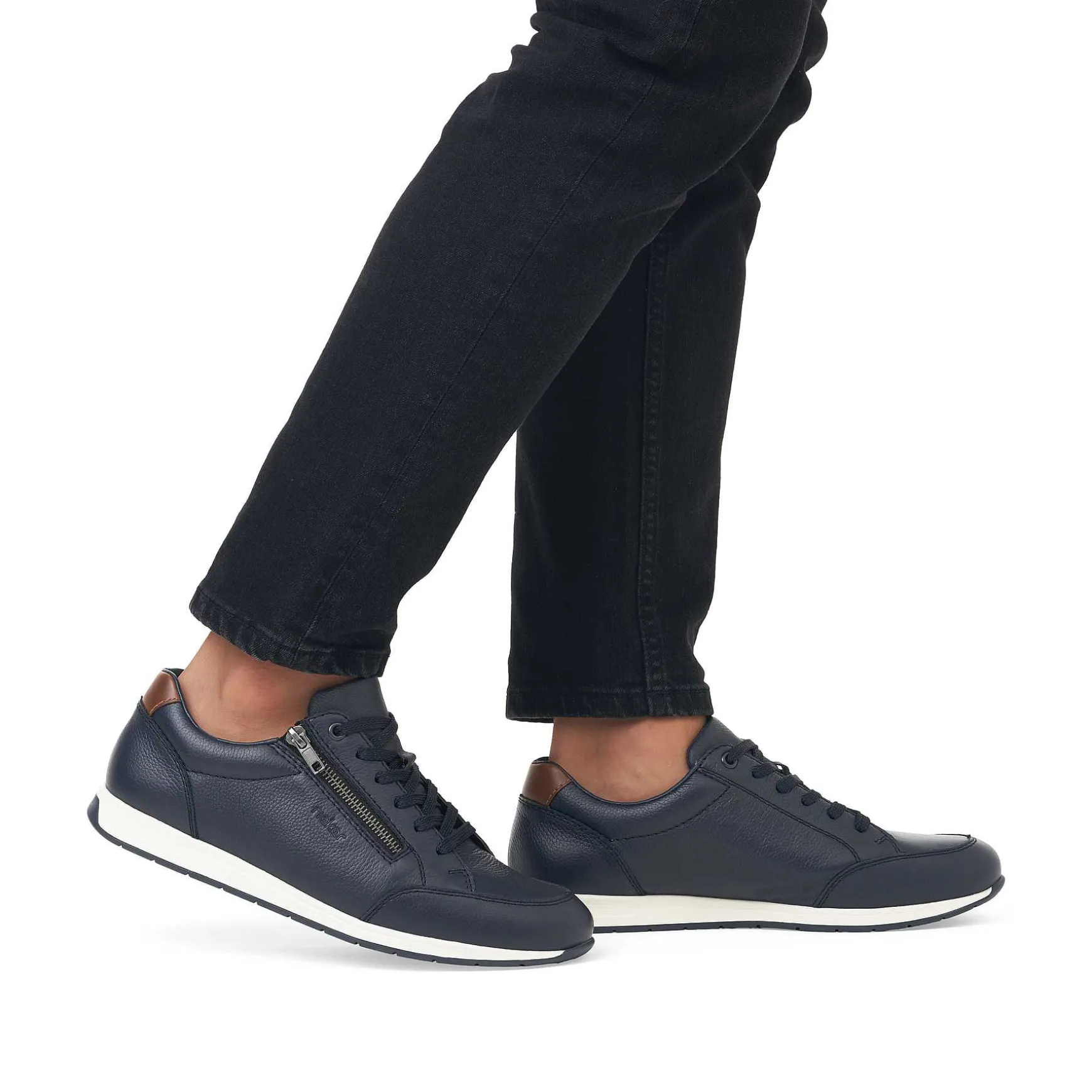 Rieker Men'S Sneaker Low Steel Blue