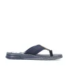 Rieker Men'S Toe Separator Navy Blue-Brown