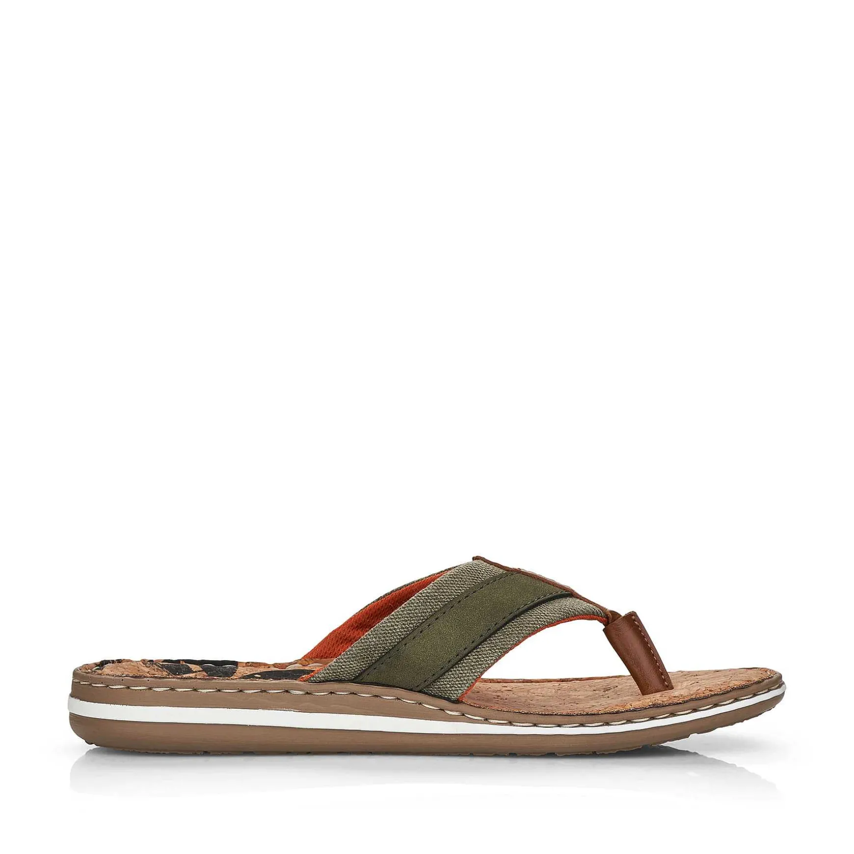 Rieker Men'S Toe Separator Olive Green