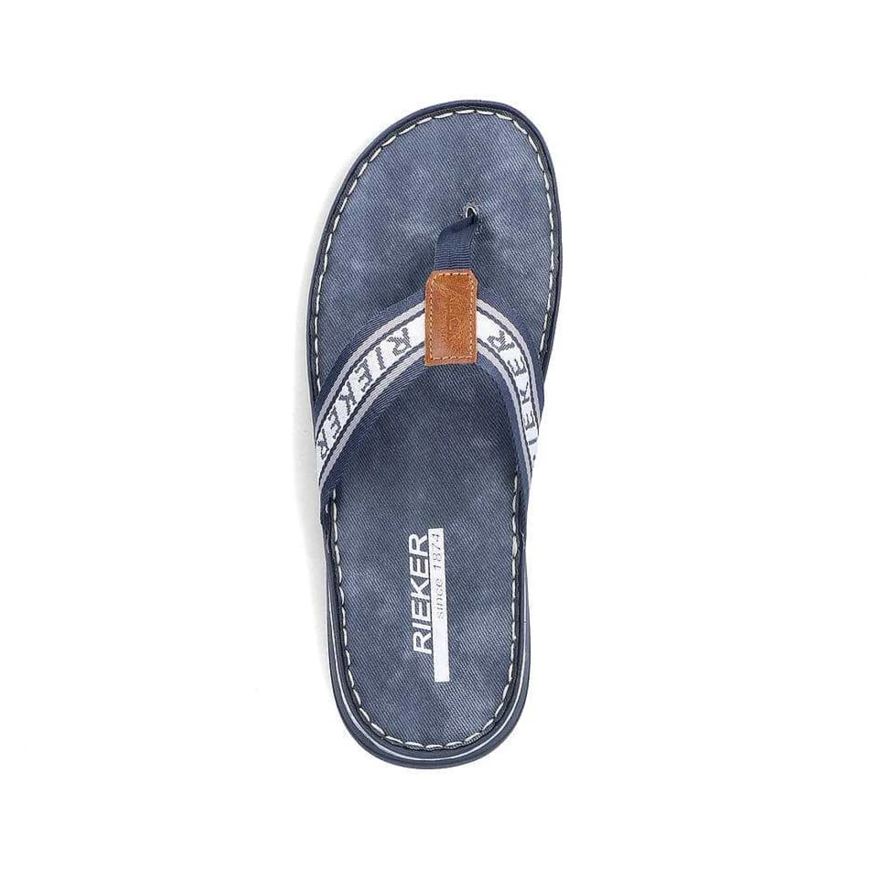 Rieker Men'S Toe Separator Sea Blue