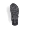 Rieker Men'S Trekking Sandals Asphalt Black