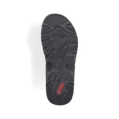 Rieker Men'S Trekking Sandals Dark Gray
