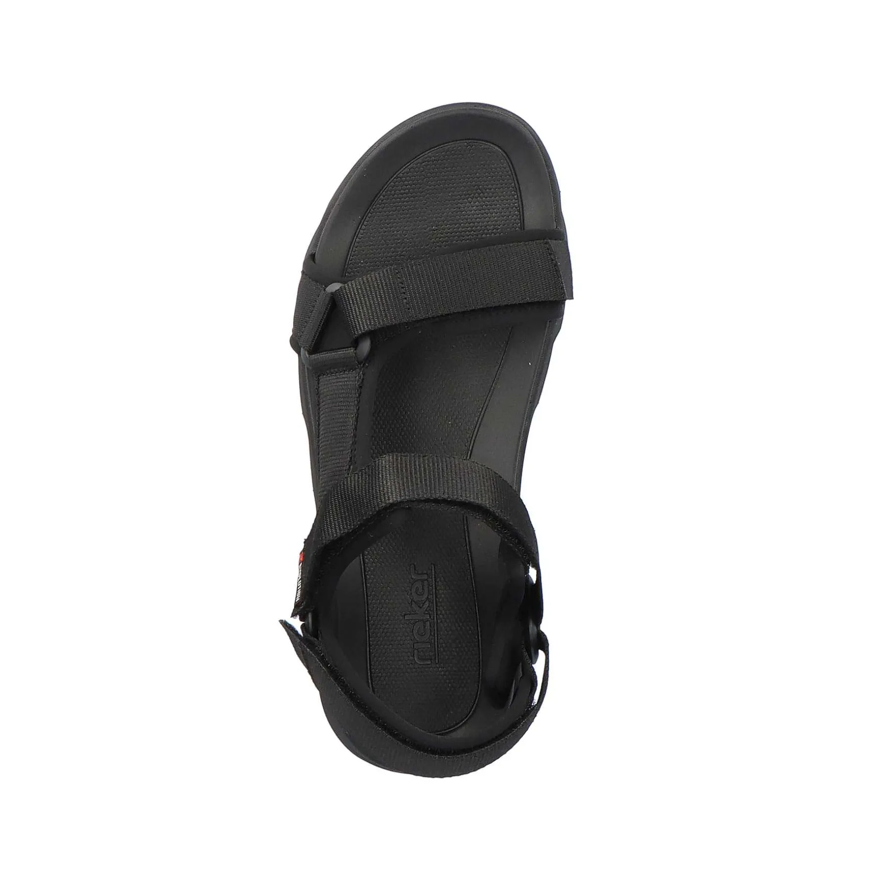 Rieker Men'S Trekking Sandals Deep Black
