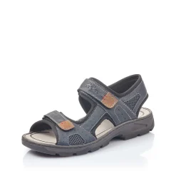Rieker Men'S Trekking Sandals Ocean Blue