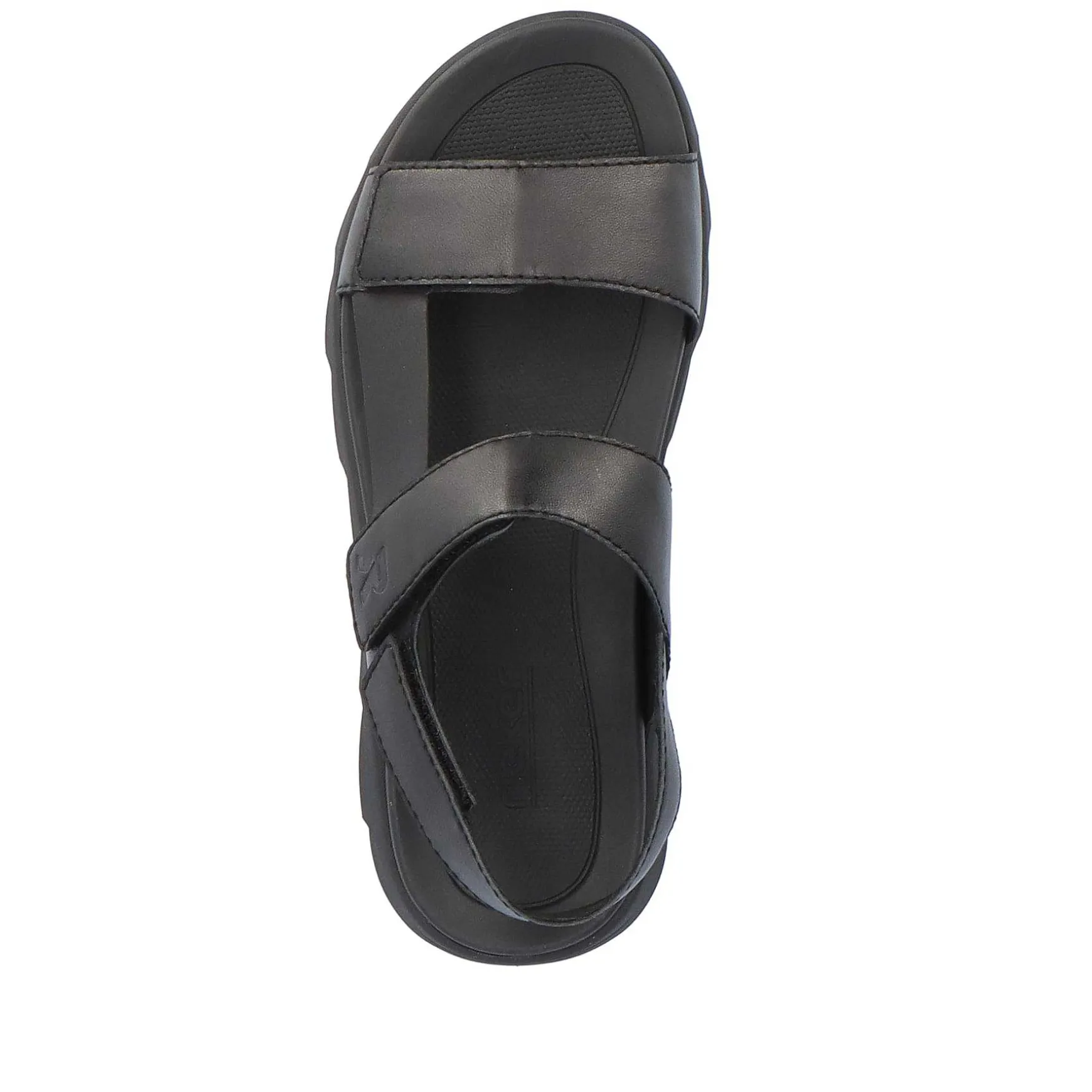 Rieker Men'S Trekking Sandals Midnight Black