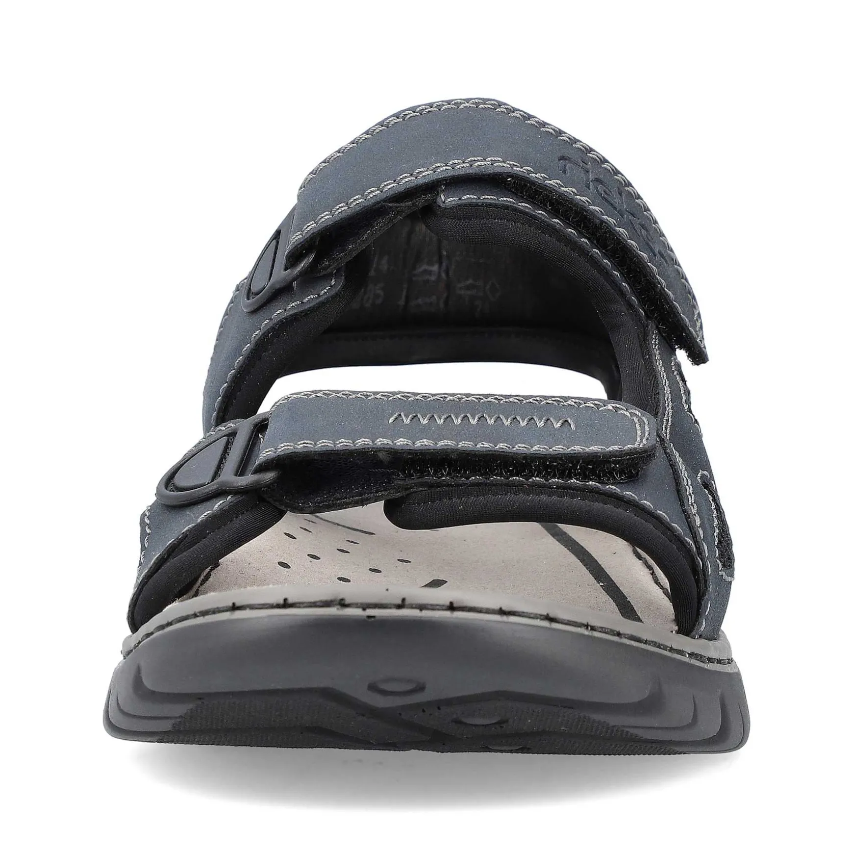 Rieker Men'S Trekking Sandals Blue Gray