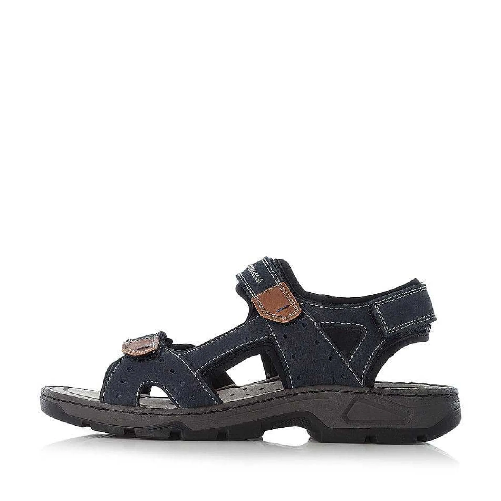 Rieker Men'S Trekking Sandals Sea Blue