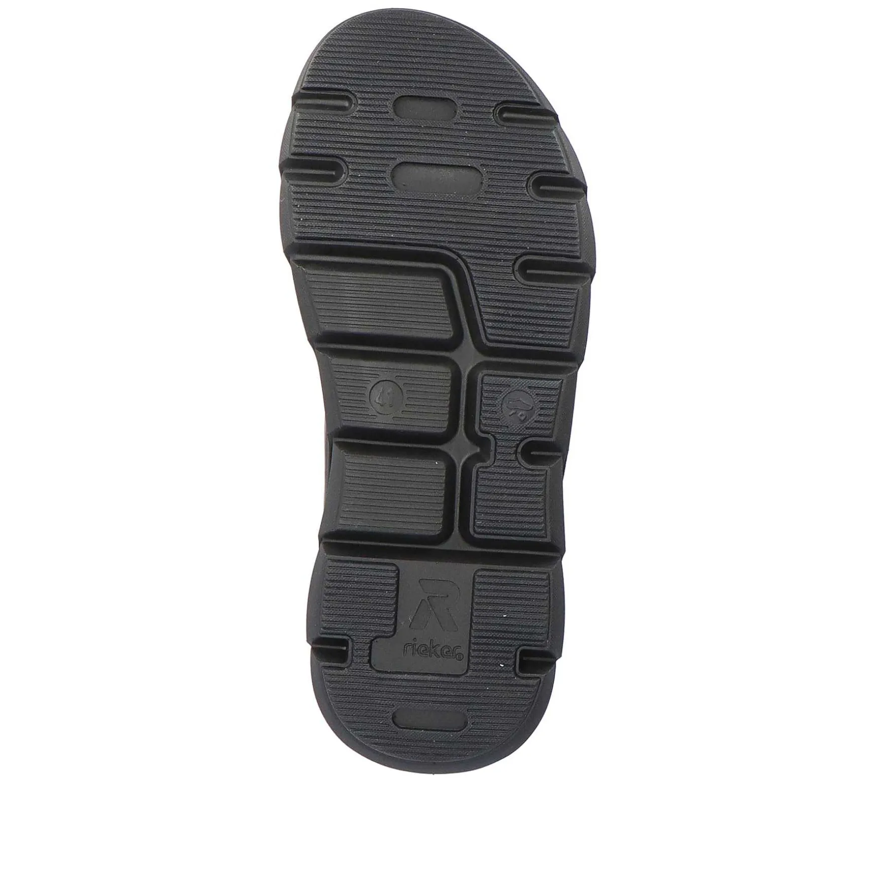 Rieker Men'S Trekking Sandals Midnight Black
