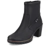 Rieker Women'S Ankle Boots Jet Black
