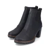 Rieker Women'S Ankle Boots Jet Black