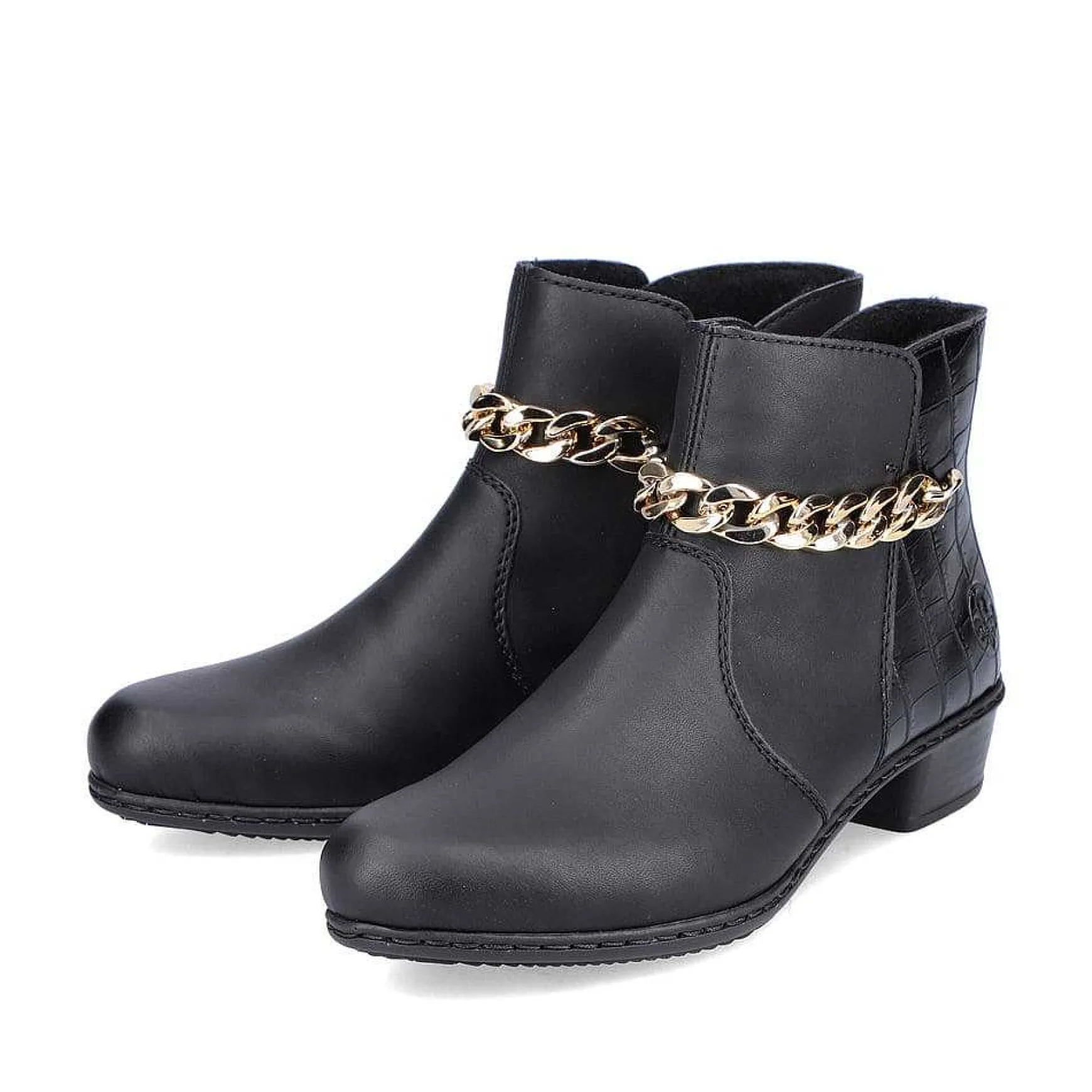 Rieker Women'S Ankle Boots Jet Black