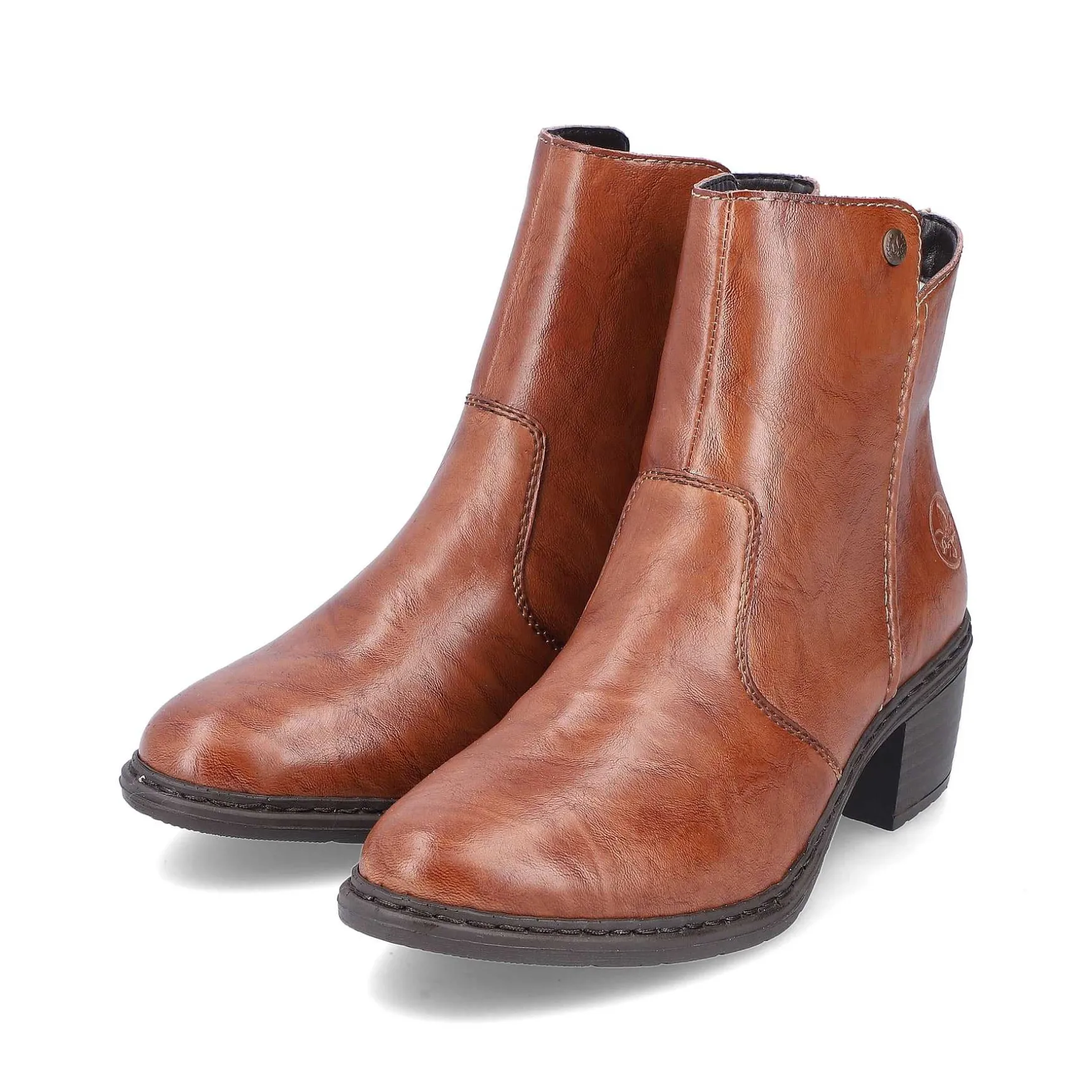 Rieker Women'S Ankle Boots Copper Brown