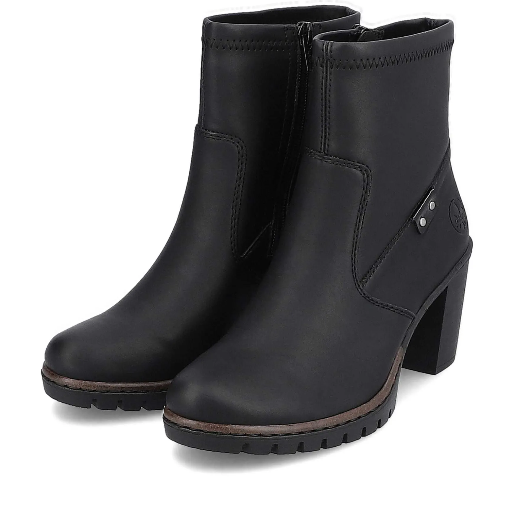 Rieker Women'S Ankle Boots Jet Black