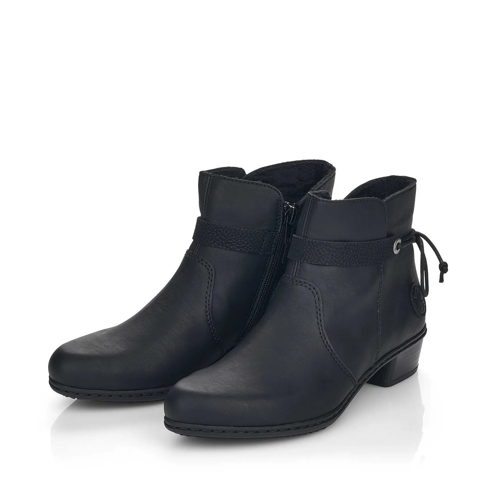 Rieker Women'S Ankle Boots Jet Black