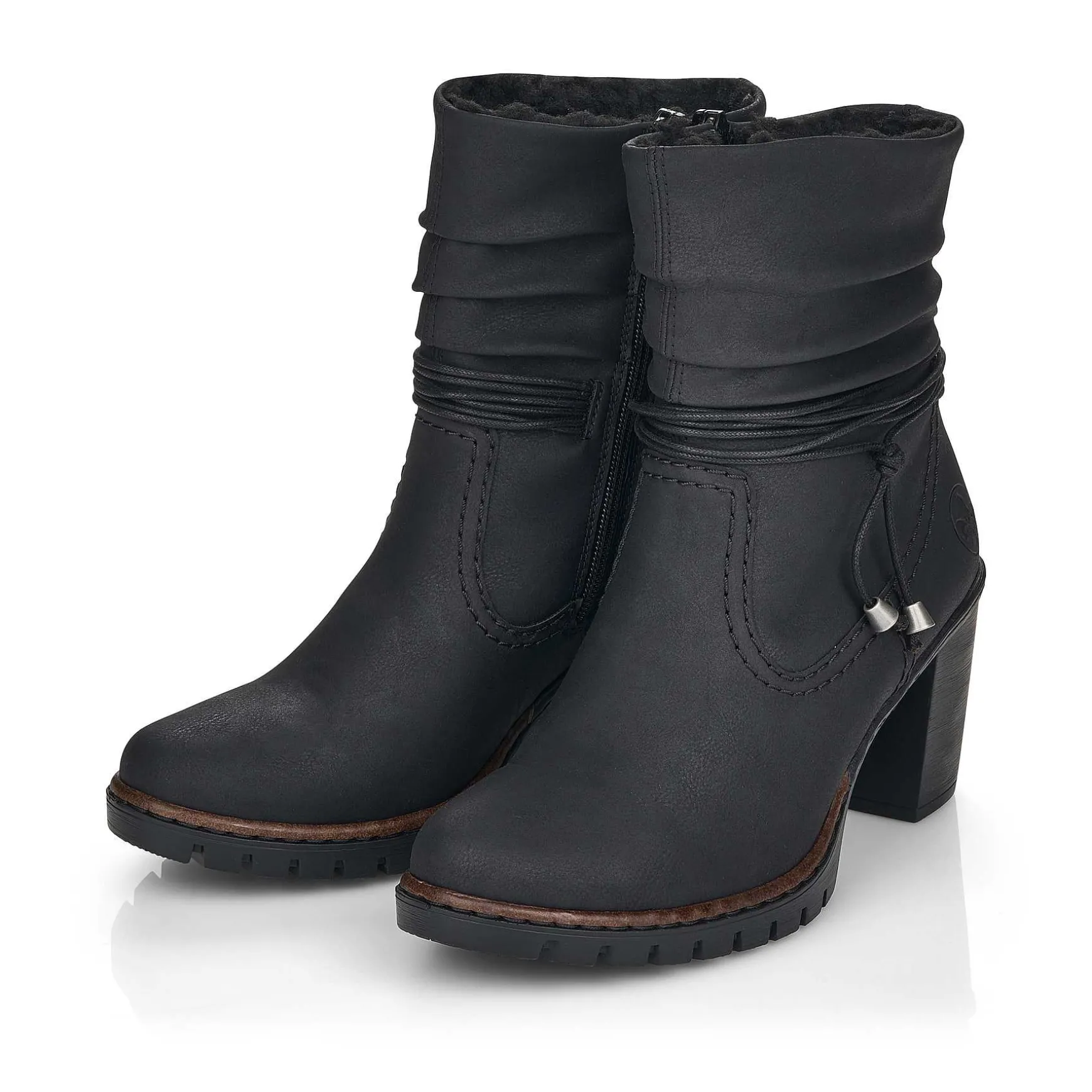 Rieker Women'S Ankle Boots Jet Black