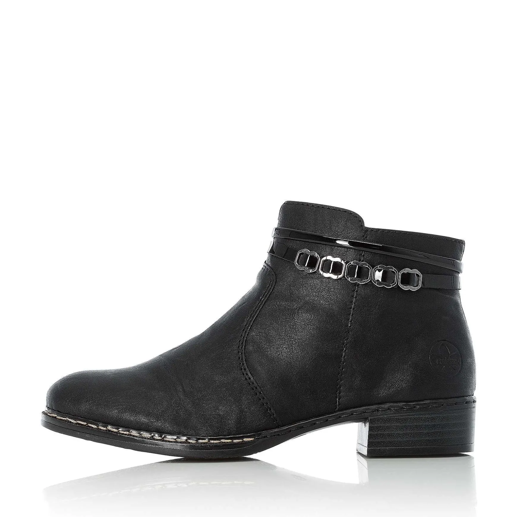 Rieker Women'S Ankle Boots Graphite Black