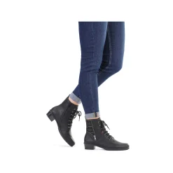 Rieker Women'S Ankle Boots Jet Black