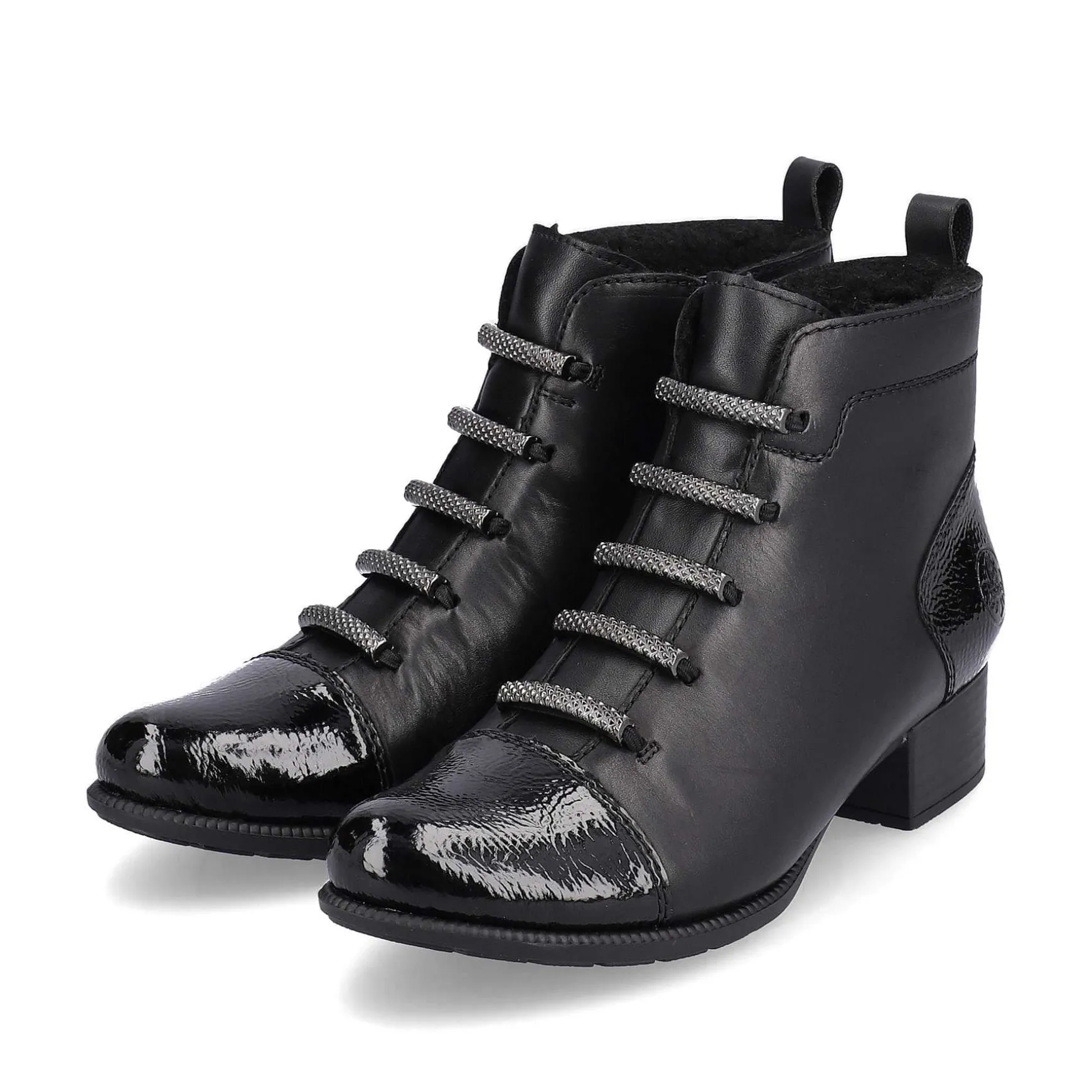 Rieker Women'S Ankle Boots Jet Black