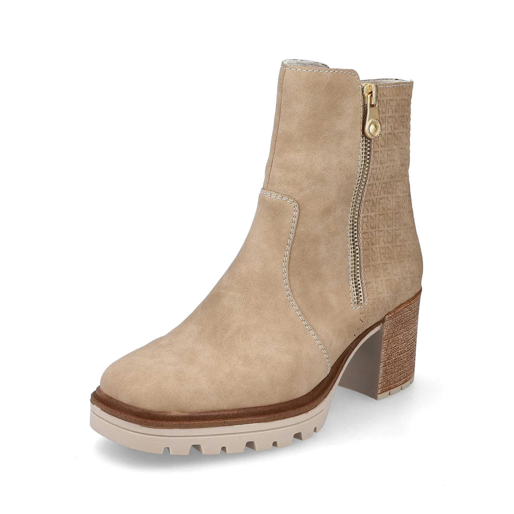 Rieker Women'S Ankle Boots Sand Beige