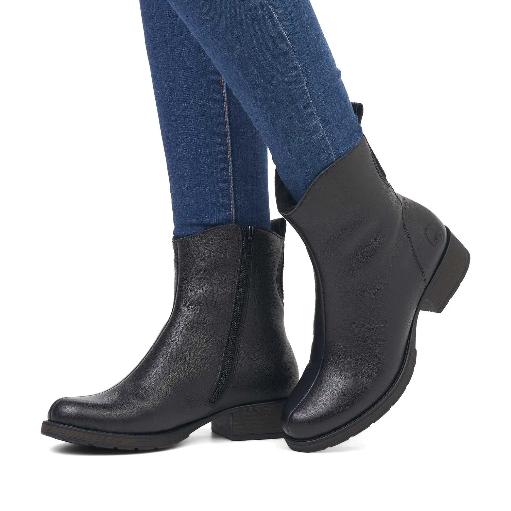 Rieker Women'S Ankle Boots Night Black