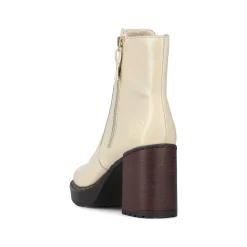 Rieker Women'S Ankle Boots Vanilla Beige-Black