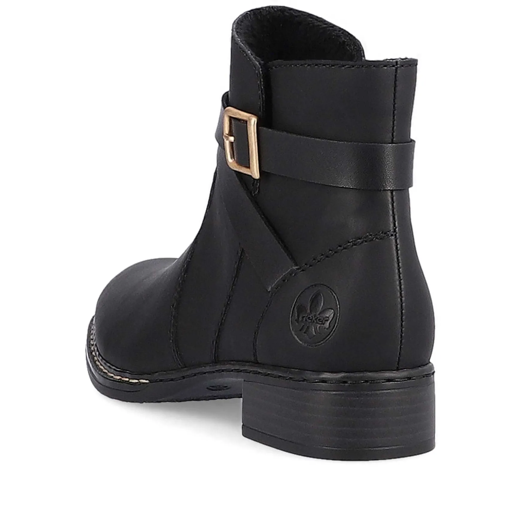 Rieker Women'S Ankle Boots Jet Black