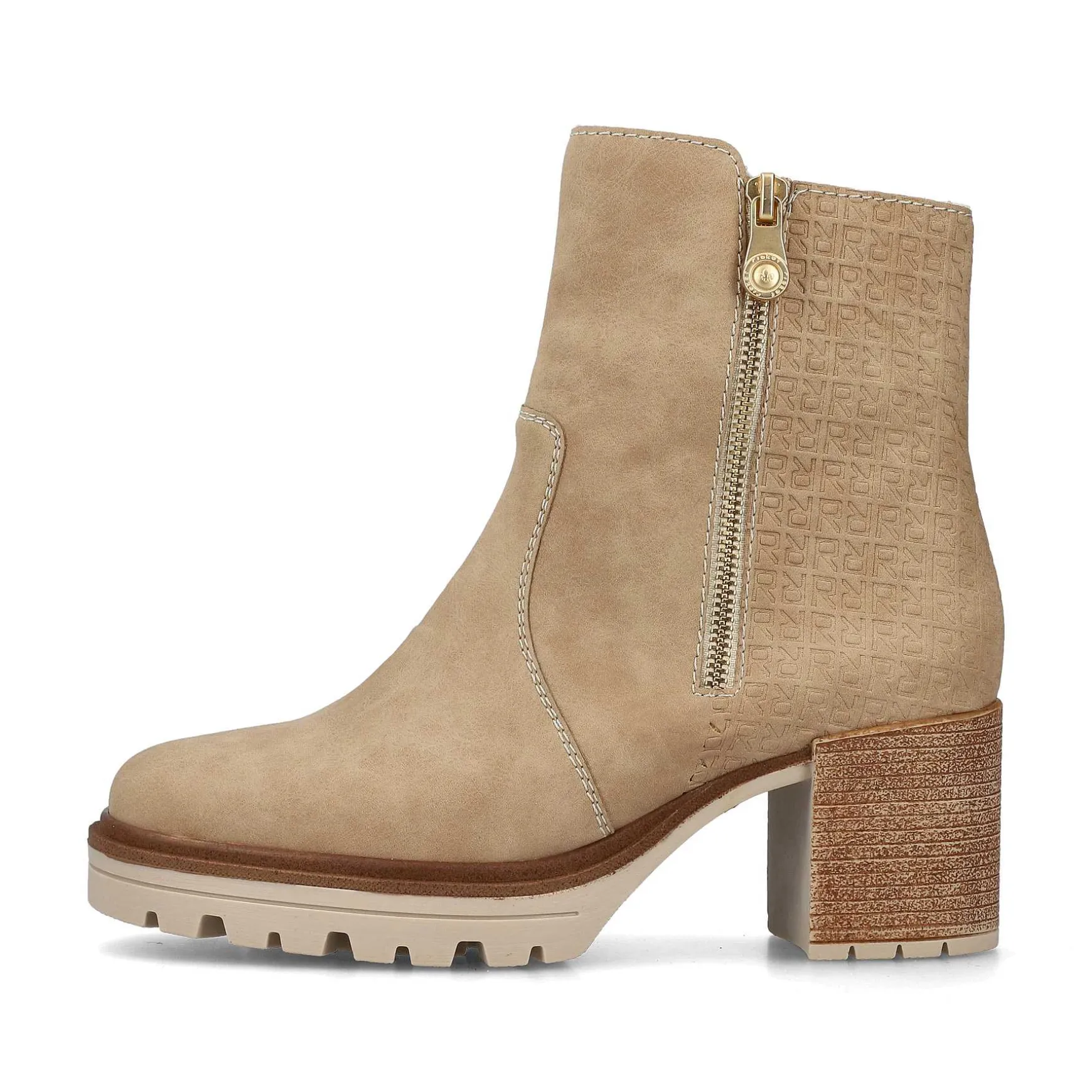 Rieker Women'S Ankle Boots Sand Beige