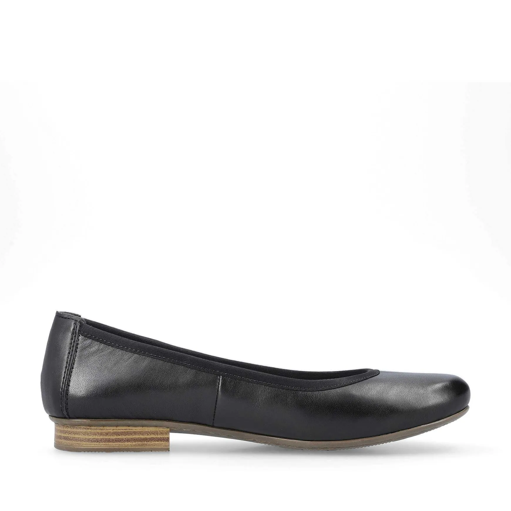 Rieker Women'S Ballerinas Glossy Black