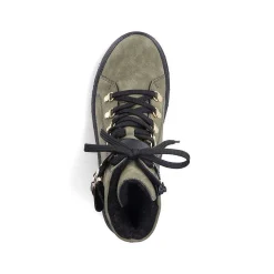 Rieker Women'S Biker Boots Leaf Green