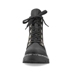 Rieker Women'S Biker Boots Jet Black
