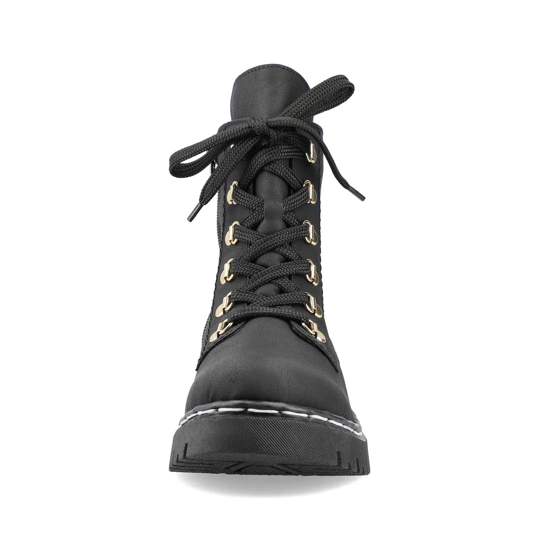 Rieker Women'S Biker Boots Jet Black