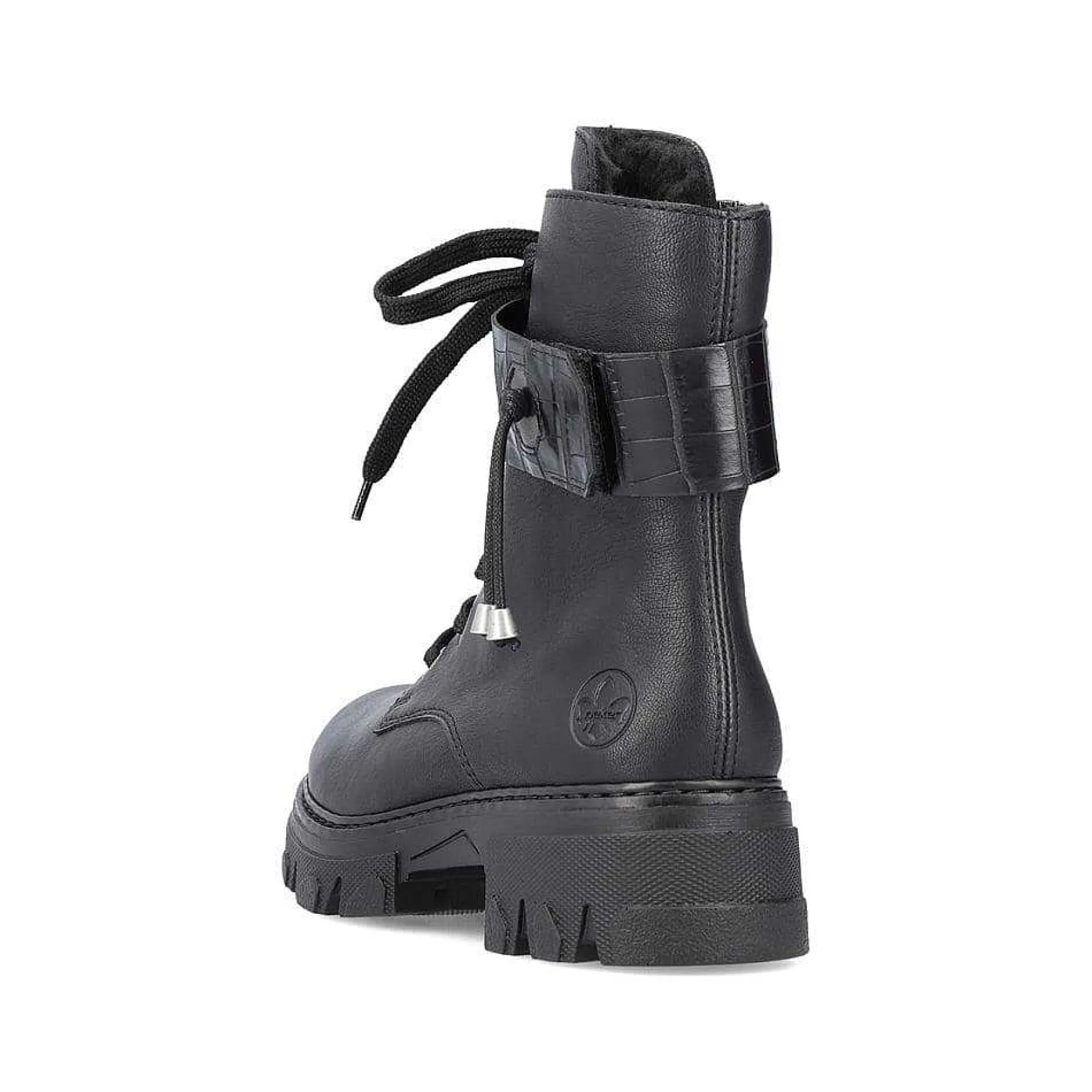 Rieker Women'S Biker Boots Jet Black