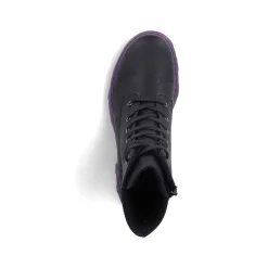 Rieker Women'S Biker Boots Night Black-Purple