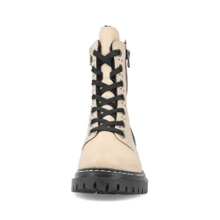 Rieker Women'S Biker Boots Vanilla Beige