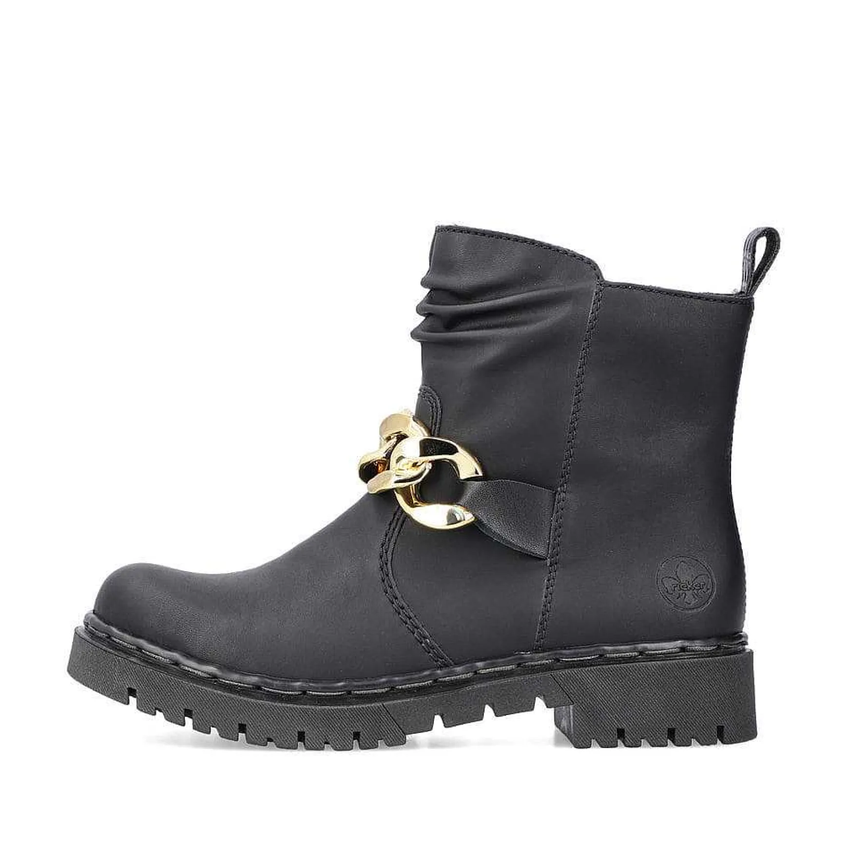 Rieker Women'S Biker Boots Jet Black