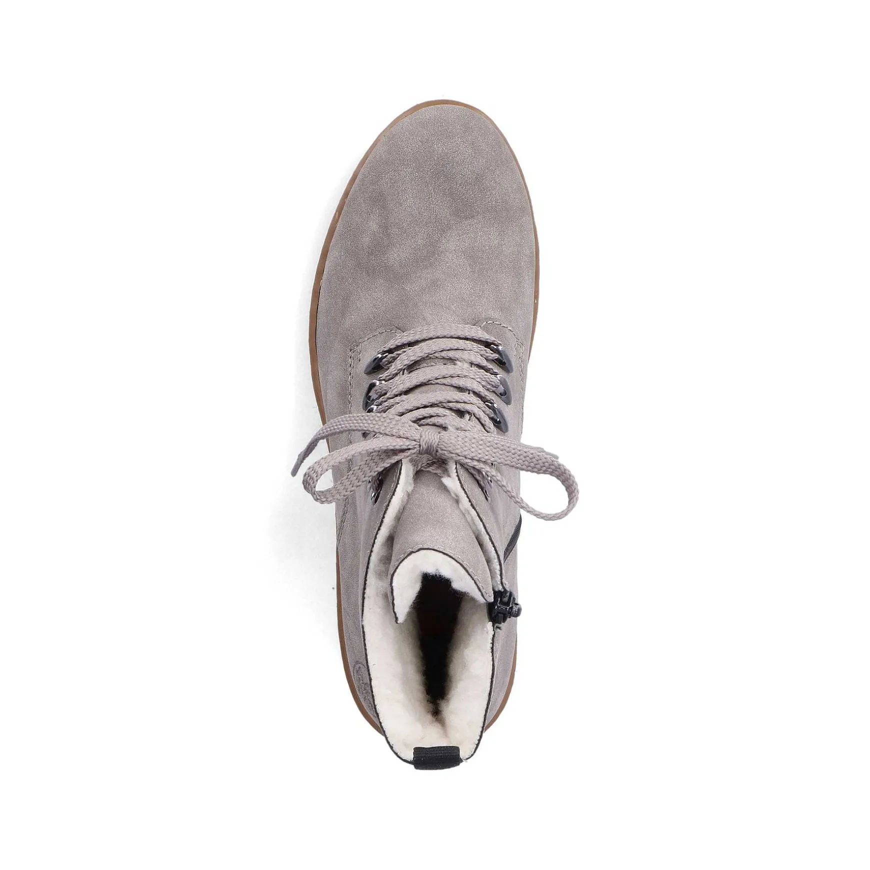 Rieker Women'S Biker Boots Silver Gray
