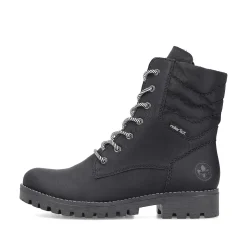 Rieker Women'S Biker Boots Asphalt Black