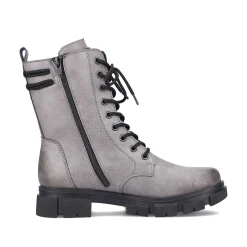 Rieker Women'S Biker Boots Granite Gray