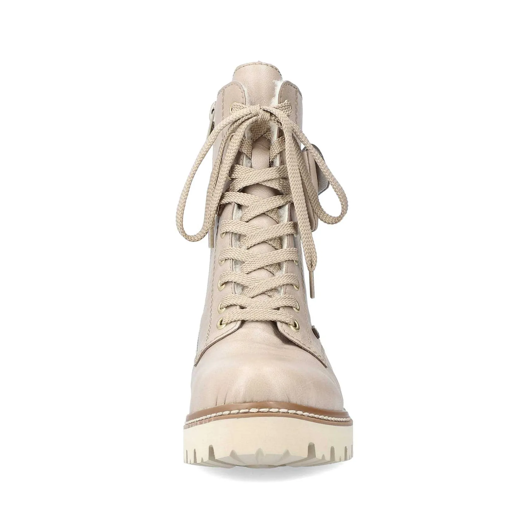 Rieker Women'S Biker Boots Light Beige