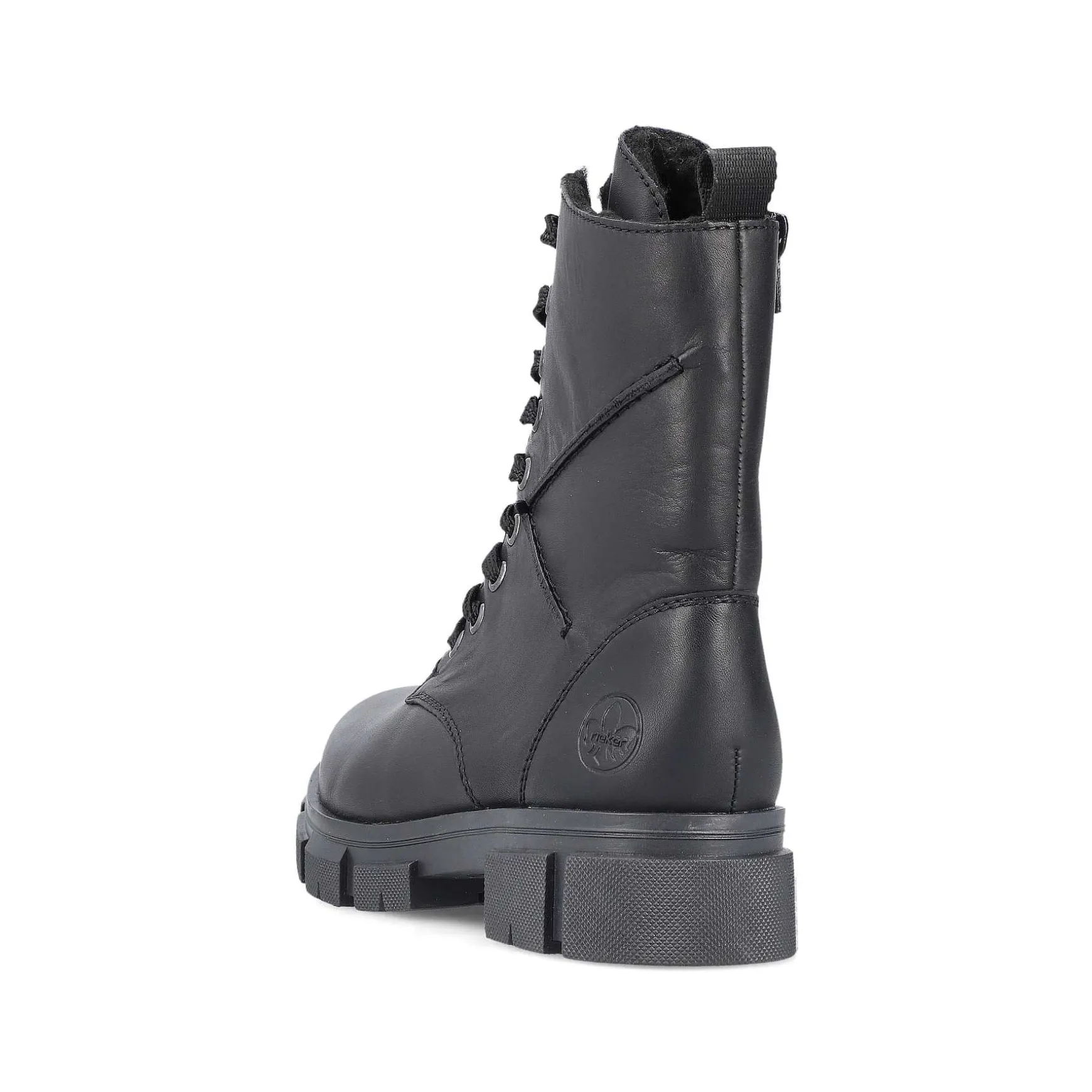 Rieker Women'S Biker Boots Jet Black
