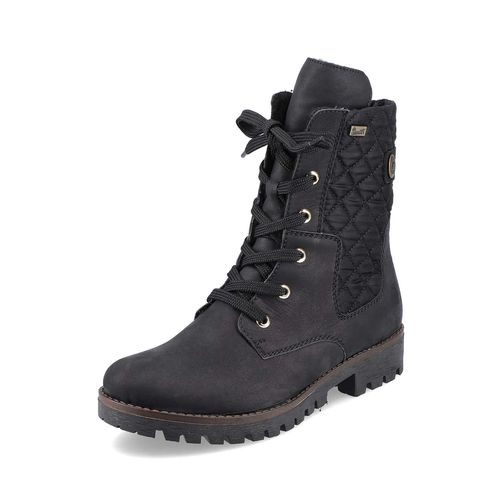Rieker Women'S Biker Boots Jet Black